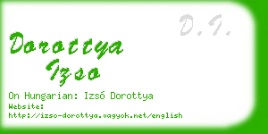 dorottya izso business card
