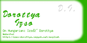 dorottya izso business card